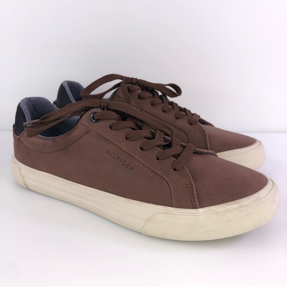 TOMMY Hilfiger Men's Rance Shoe, Dark Brown, Size 7.5